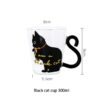 Black cat cup