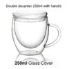 H Glass Cover 250ml