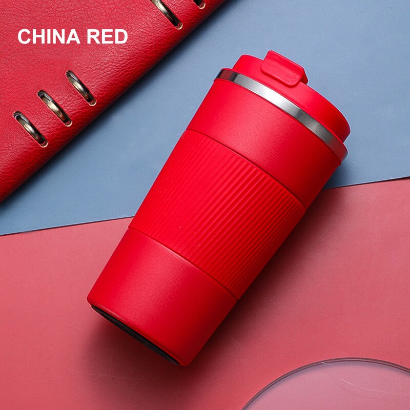 Red Thermos Cup